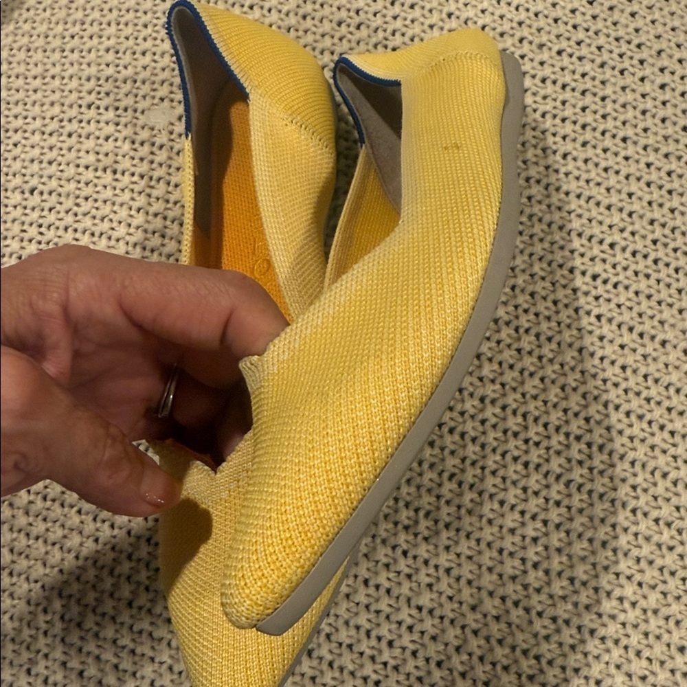 Rothy's Mustard Yellow WOMENS W8/5Pointed Flats - Picture 6 of 11